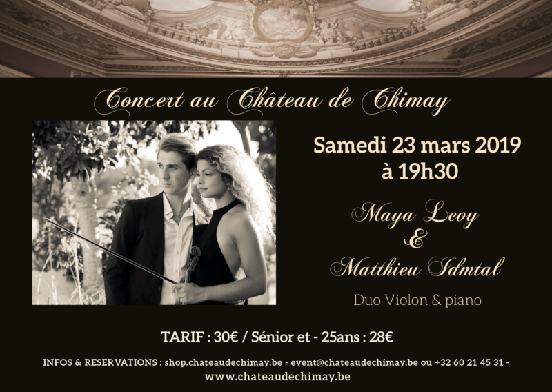 Duo Maya Levy Et Matthieu Idmtal Le Chateau De Chimay